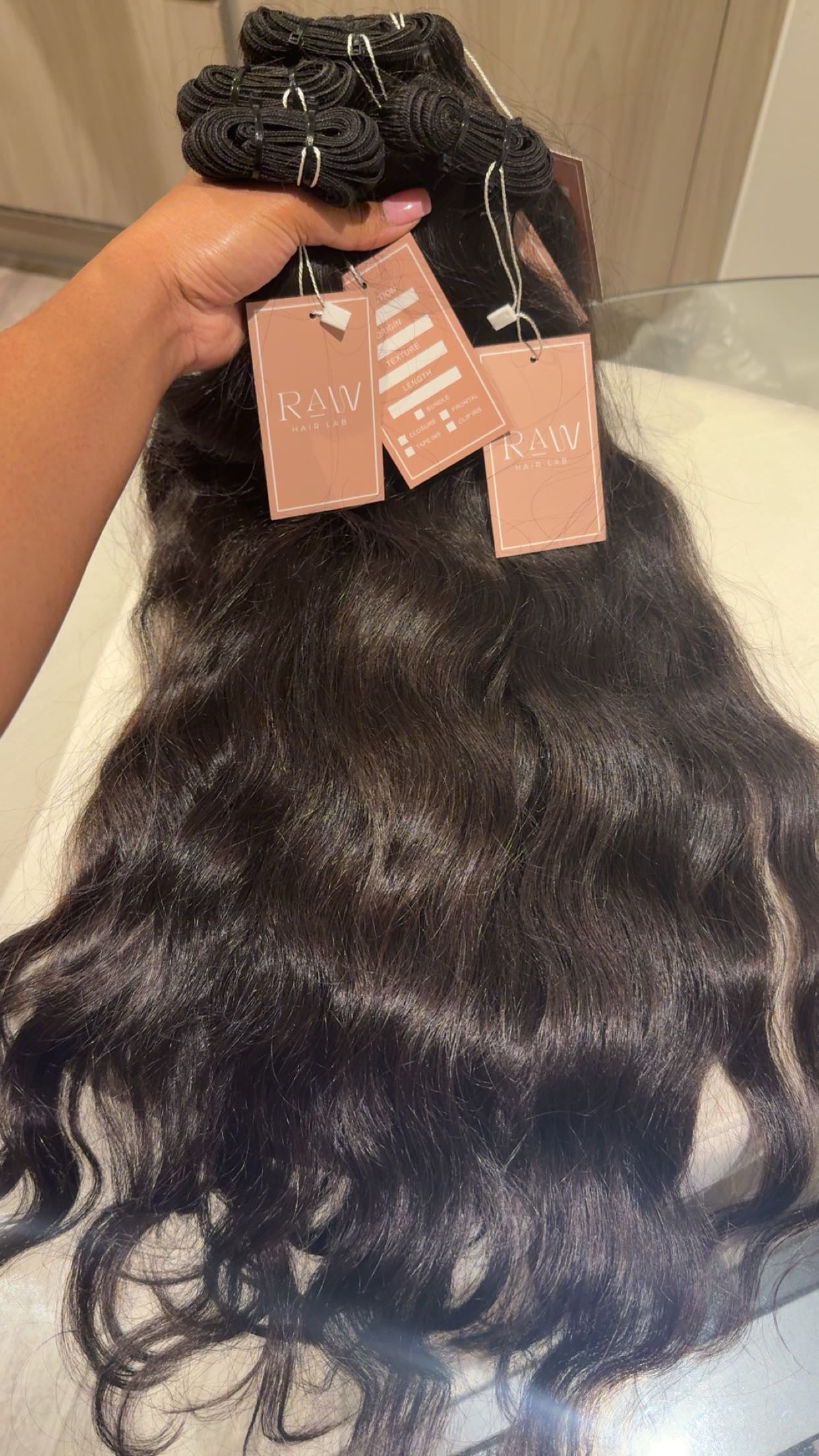 RAW INDONESIAN NATURAL WAVE -4 BUNDLE DEAL
