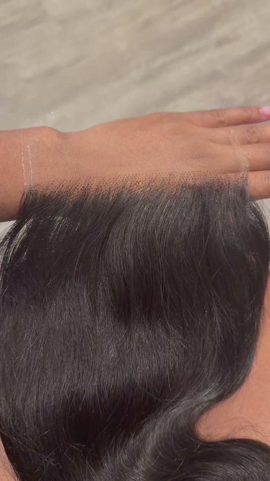 VIRGIN BODY WAVE HD CLOSURE